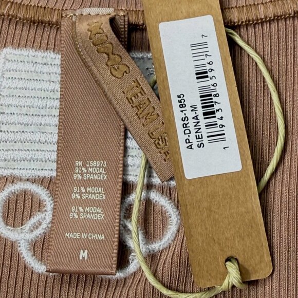 SKIMS Soft Lounge Rib Tank Dress Team USA Sienna Medium - Picture 9 of 13